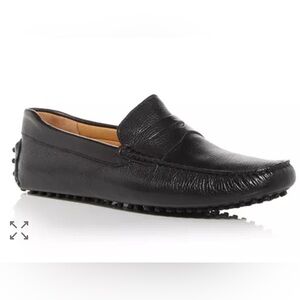 The Men's Store Bloomingdale’s Classic Black Leather Loafers - like new - 9.5